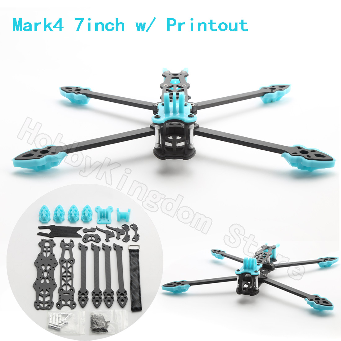 Fpv Drone Tool Kit - Mark4 bingkai Drone FPV 7 inci,