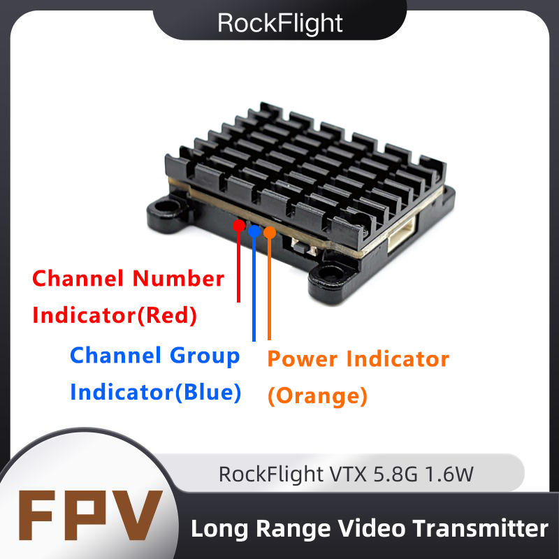 RockFlight TX663 VTX 5.8G 48CH - Fpv Drone Receiver ulasan dan harga