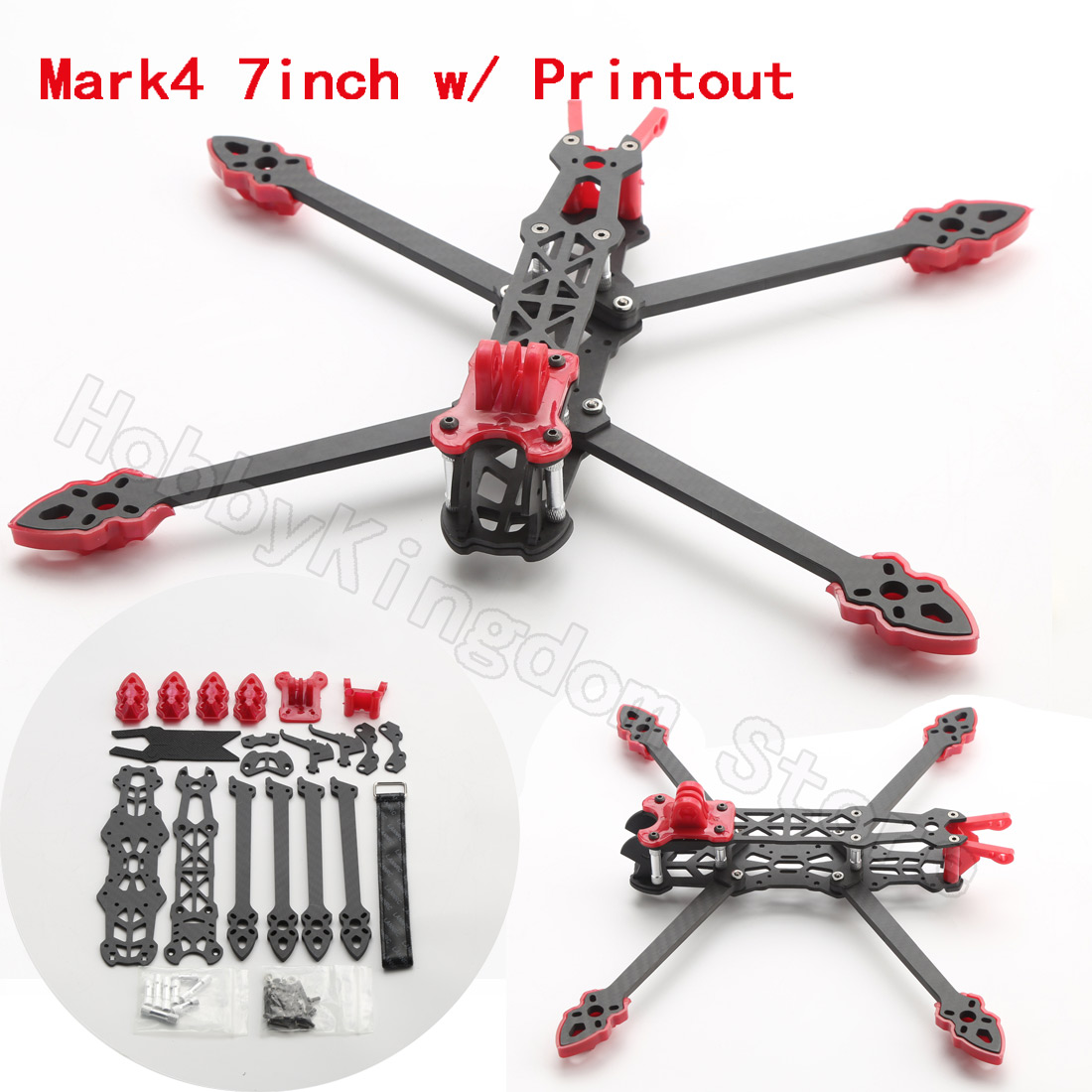 Mark4 bingkai Drone FPV 7 inci - Fpv Drone Tool Kit ulasan dan harga