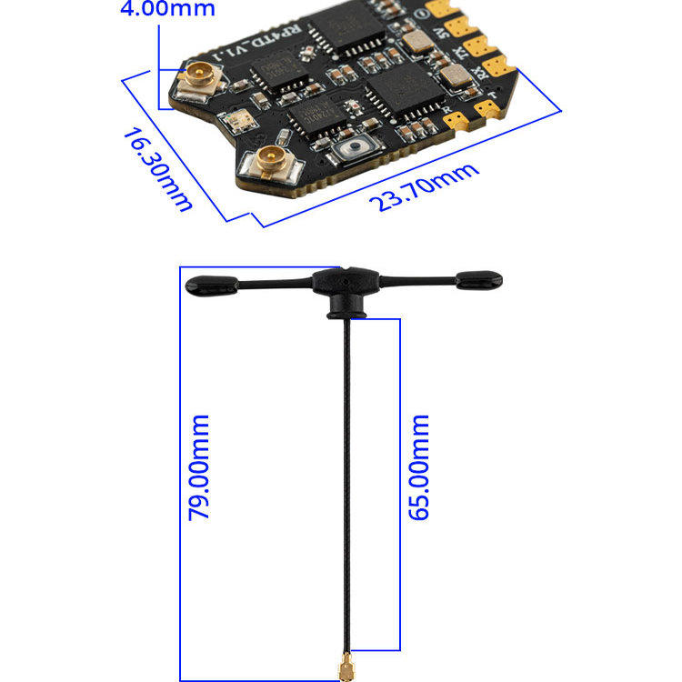 RadioMaster RP4TD ExpressLRS 2 - Fpv Drone Tool Kit ulasan dan harga